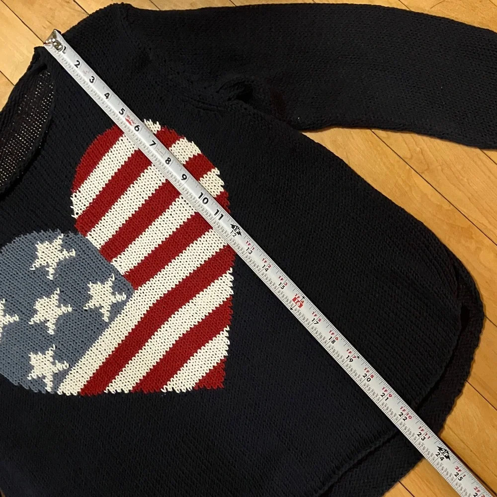 Wooden Ships Americana Heart Sweater - Picture 8 of 10